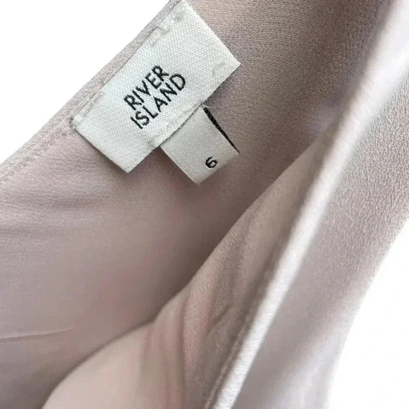 River Island Cream Sleeveless Blouse - Picture 4 of 7